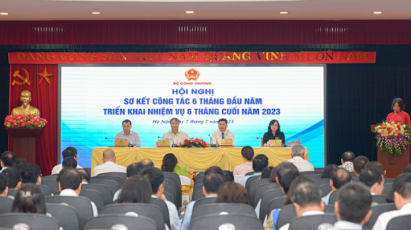 Hội nghị sơ kết công tác 6 tháng đầu năm và triển khai nhiệm vụ 6 tháng cuối năm 2023 ngành công thương