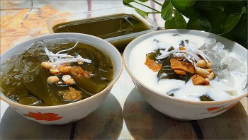 Thạch lá Găng và món chè dân dã giải nhiệt ngày hè