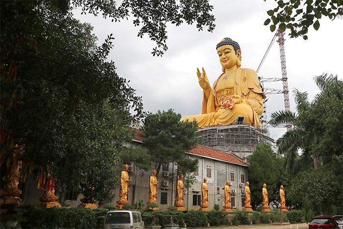 Chùa Khai Nguyên với quy mô hoành tráng cho đến lối kiến trúc mang giá trị văn hoá và thẩm mỹ cao