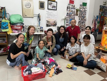 Tái chế vải vụn bảo vệ môi trường từ những người đặc biệt