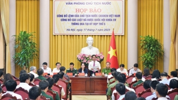 Công bố Lệnh của Chủ tịch nước về 8 luật vừa được Quốc hội thông qua