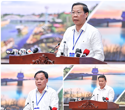 Đại diện các địa phương phát biểu tại Hội nghị - Ảnh: VGP Đại diện các địa phương phát biểu tại Hội nghị - Ảnh: VGP