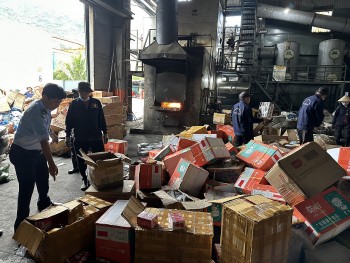 Phú Yên tiêu hủy lô hàng hóa vi phạm trị giá gần 1,9 tỷ đồng