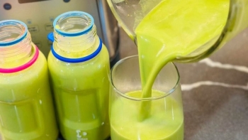 Loại rau ngọt hơn nước hầm xương, tưởng chỉ để nấu canh, ai ngờ đem nấu sữa gạo cực ngon