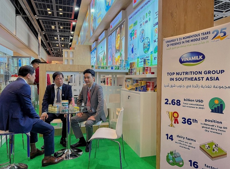 Từ đầu năm đến nay, Vinamilk tham dự hơn 9 hội chợ, triển lãm lớn tại các thị trường như Trung Quốc, Dubai, Hàn Quốc…