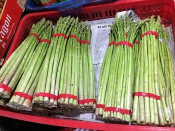 Măng tây giá rẻ bất ngờ, sầu riêng Ri6 lên đến 80.000 đồng/kg