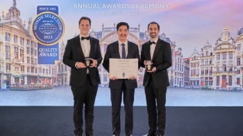 Sữa hạt và sữa tươi của Vinamilk tiếp tục thắng Giải Vàng quốc tế Monde Selection tại Bỉ