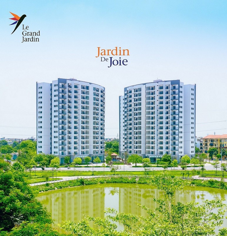 Chi tiết về dự án vui lòng liên hệ: Jardin De Joie – Sống trọn từng khoảnh khắc Dự án thuộc tổ hợp căn hộ Le Grand Jardin – Huỳnh Văn Nghệ, Long Biên, Hà Nội Hotline Chủ đầu tư: 0962728188 Các đại lý phân phối dự án: Sài Gòn Group: 0896677736 ABC: 0987196 616 Phú Tài: 0918195588 Đất Xanh Miền Bắc: 0946809191 Chi tiết về dự án vui lòng liên hệ: Jardin De Joie – Sống trọn từng khoảnh khắc Dự án thuộc tổ hợp căn hộ Le Grand Jardin – Huỳnh Văn Nghệ, Long Biên, Hà Nội Hotline Chủ đầu tư: 0962728188 Các đại lý phân phối dự án: Sài Gòn Group: 0896677736 ABC: 0987196 616 Phú Tài: 0918195588 Đất Xanh Miền Bắc: 0946809191