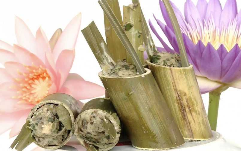 Đỗ Ba Duy đang xây dựng chả ốc nhồi ống nứa thành sản phẩm OCOP.