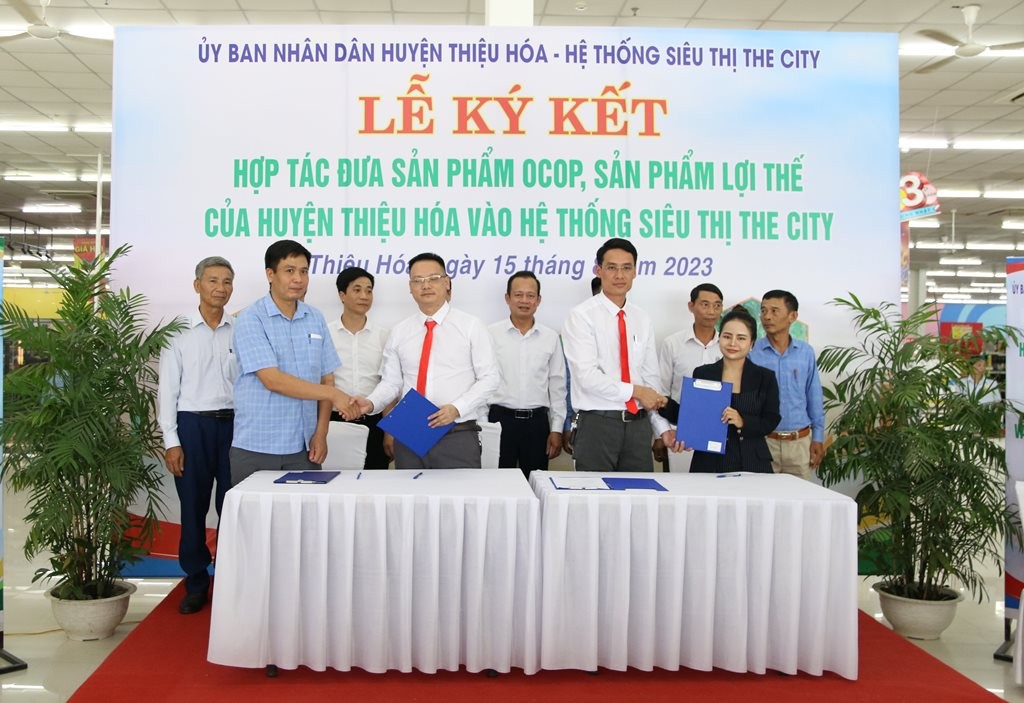 Những sản phẩm nào của Thanh Hoá vừa có mặt trong thống siêu thị The City?