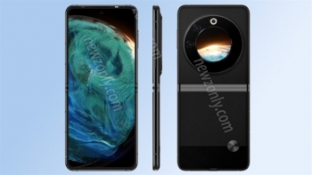 Điện thoại gập vỏ sò Tecno Phantom V Flip với thiết kế màn hình phụ độc đáo