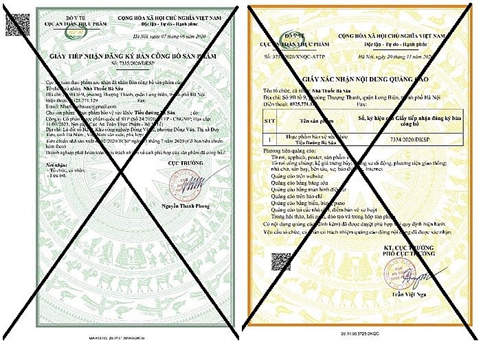 Giấy Tiếp nhận đăng ký bản công bố sản phẩm giả mạo. Giấy Tiếp nhận đăng ký bản công bố sản phẩm giả mạo.