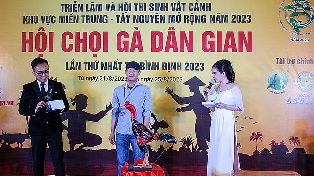 Giới thiệu sản phẩm tượng về gà chọi để làm quà lưu niệm, trưng bày.