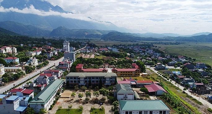 Một góc thị trấn Tam Đường, huyện Tam Đường