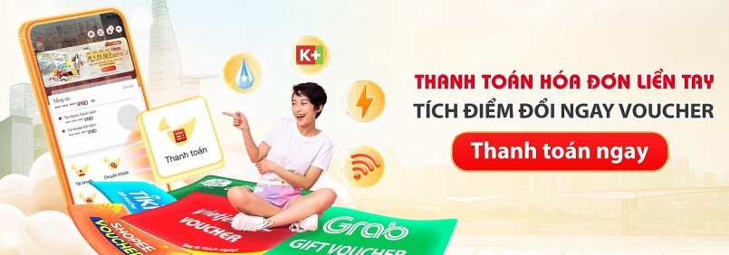 Tính năng 1 chạm thanh toán các hóa đơn sinh hoạt giúp người dùng không lo trễ hạn hay phải chờ lâu như trước đây, đồng thời có thể tích điểm đổi voucher xịn cho các hóa đơn từ 200.000 đồng. Tính năng 1 chạm thanh toán các hóa đơn sinh hoạt giúp người dùng không lo trễ hạn hay phải chờ lâu như trước đây, đồng thời có thể tích điểm đổi voucher xịn cho các hóa đơn từ 200.000 đồng.