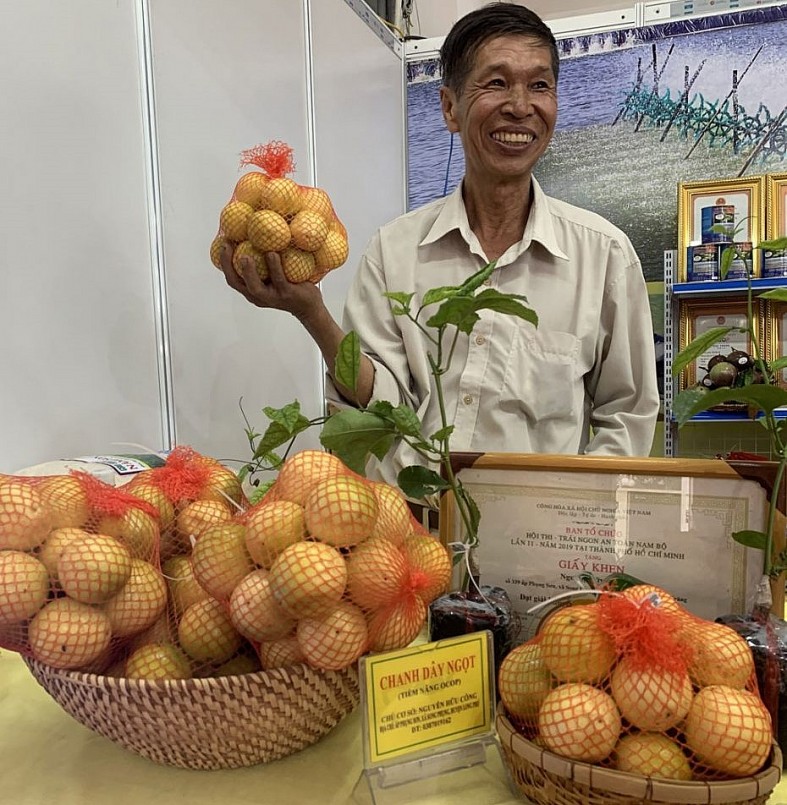 Chanh dây ngọt Sáu Công được chọn là 1 trong những sản phẩm OCOP đại diện tỉnh Sóc Trăng.