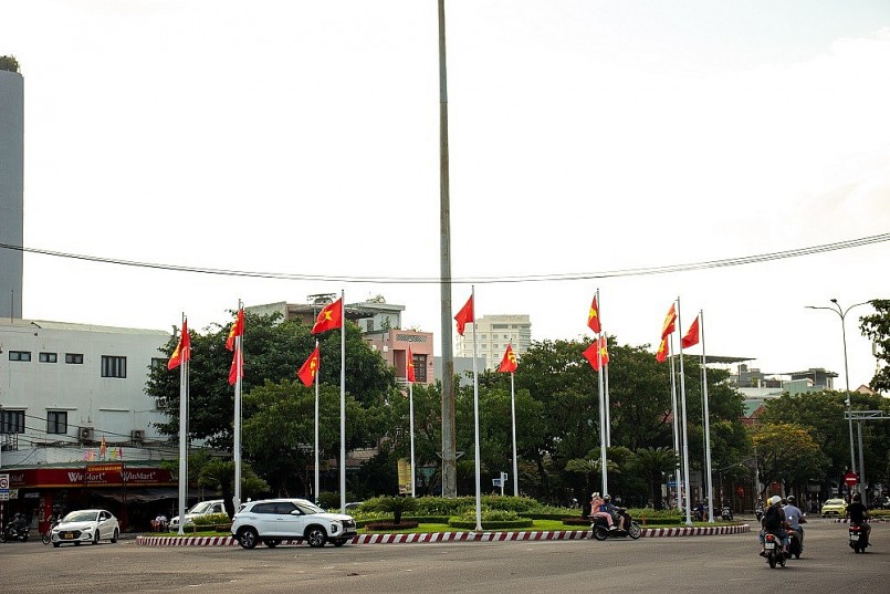 Đà Nẵng ngập sắc cờ đỏ trong dịp lễ Quốc khánh