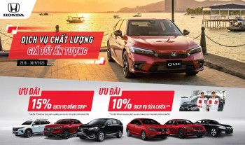 Tháng 9/2023: Loạt xe Honda nhận ưu đãi hấp dẫn