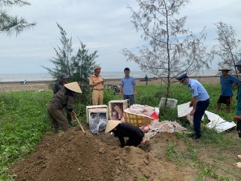 Nghệ An: Xử phạt 1 cá nhân vận chuyển 250kg thịt bò, xúc xích đông lạnh bốc mùi