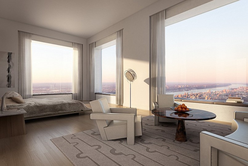 Tầm nhìn từ một căn hộ thuộc tòa tháp 432 Park Avenue, New York hướng ra sông Hudson. Ảnh: Mansion Global Tầm nhìn từ một căn hộ thuộc tòa tháp 432 Park Avenue, New York hướng ra sông Hudson. Ảnh: Mansion Global