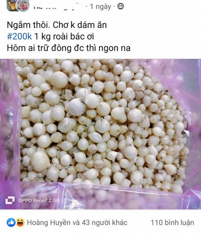 Hành tăm bất ngờ tăng giá, nhiều chủ shop kinh doanh online cũng phải ngỡ ngàng