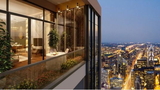 Ảnh minh họa. Căn hộ sang trọng với thiết kế thông thoáng, với nhiều không gian xanh tại The Diamond Residence