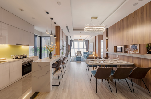 Thiết kế căn hộ hiện đại, tiện nghi, ưu tiên nhiều ánh sáng tự nhiên tại The Diamond Residence 