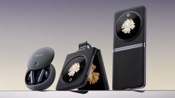 Điện thoại màn hình gập Tecno Phantom V Flip chính thức ra mắt