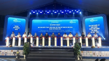 Khai mạc Hội chợ quốc tế Quà tặng hàng thủ công mỹ nghệ Hà Nội lần thứ 12