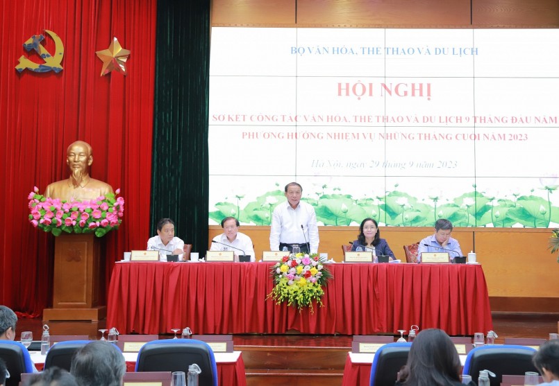 Hội nghị Sơ kết công tác văn hoá, thể thao và du lịch 9 tháng đầu năm, phương hướng nhiệm vụ những tháng cuối năm 2023.