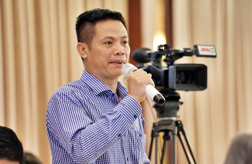 Ông Lê Anh Trung cho hay doanh nghiệp, cơ sở thu mua sầu riêng càng làm càng lỗ