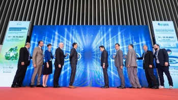 450 đơn vị tham dự triển lãm về công nghệ môi trường, cấp thoát nước và xử lý nước thải