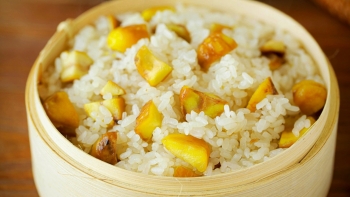 Thơm bùi xôi hạt dẻ xứ Lạng