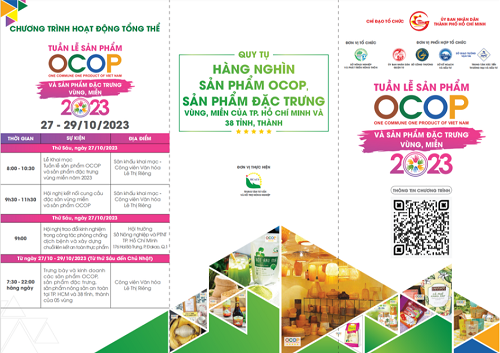 Tuần lễ sản phẩm OCOP và sản phẩm đặc trưng vùng, miền năm 2023.
