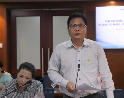 Ông Phạm Quang Hợi - Giám đốc Trung tâm Tư vấn và Hỗ trợ Chuyển dịch cơ cấu Kinh tế Nông nghiệp, Sở Nông nghiệp và Phát triển nông thôn TP. Hồ Chí Minh chia sẻ thông tin tại họp báo