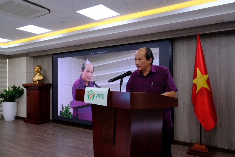 GS. Phạm Quốc Long tổng kết hoạt động nhiệm kỳ I, nêu phương hướng hoạt động nhiệm kỳ II