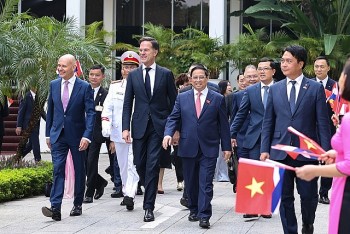 Thủ tướng Phạm Minh Chính chủ trì lễ đón Thủ tướng Hà Lan Mark Rutte