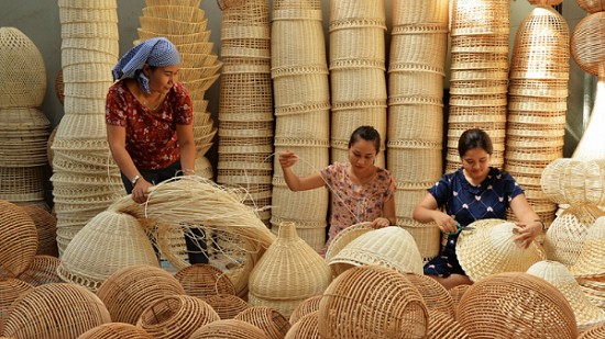 10 tháng, xuất khẩu mây, tre, cói, thảm đạt gần 600 triệu USD