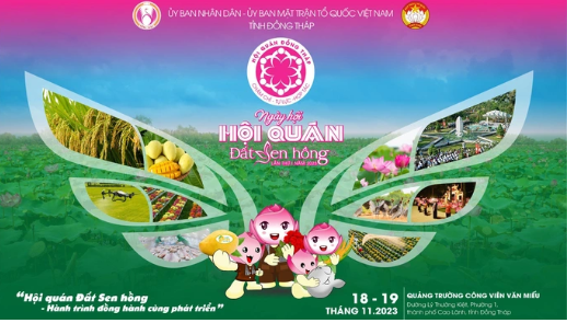 Đồng Tháp sắp tổ chức 2 sự kiện lớn tại Ngày hội “Hội quán Đất Sen hồng”