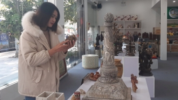 Trưng bày gần 200 sản phẩm thủ công chuyên ngành đồ đồng - đồ đá năm 2023