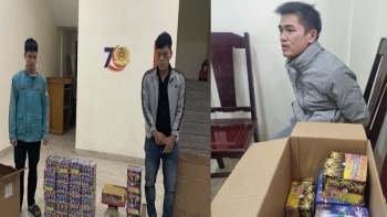 Thanh Hoá: Bắt 3 đối tượng vận chuyển, mua bán gần 73 kg pháo nổ
