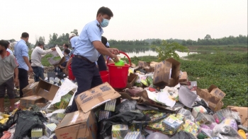 Hậu Giang: Tiêu hủy lượng lớn hàng hóa vi phạm trị giá hơn 3 tỷ đồng