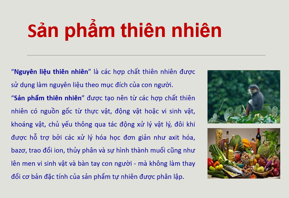 “Nghiên cứu, phát triển các sản phẩm tự nhiên và ứng dụng công nghệ sinh học trong lĩnh vực nông – lâm – thủy sản và chăm sóc sức khỏe cộng đồng ”