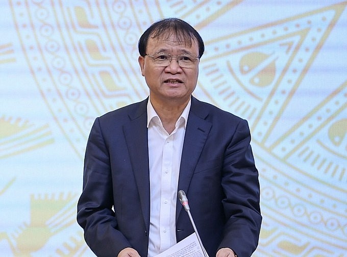 Ông Đỗ Thắng Hải, Thứ trưởng Công Thương trả lời tại họp báo Chính phủ, chiều 6/12. Ảnh: Nhật Bắc Ông Đỗ Thắng Hải, Thứ trưởng Công Thương trả lời tại họp báo Chính phủ, chiều 6/12. Ảnh: Nhật Bắc