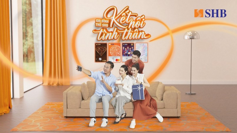 Chiến dịch “Gia đình thẻ SHB - Kết nối tình thân” nhận được phản hồi tích cực và sự ủng hộ của đông đảo khách hàng