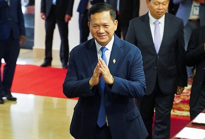 Thủ tướng Campuchia Hun Manet. Ảnh: REUTERS Thủ tướng Campuchia Hun Manet. Ảnh: REUTERS
