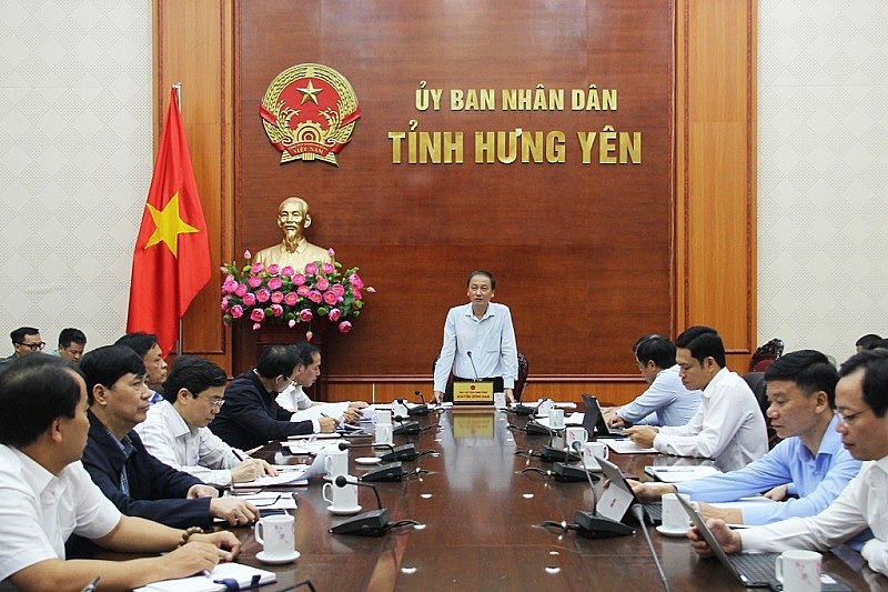 UBND tỉnh Hưng Yên kiểm điểm tiến độ triển khai các cụm công nghiệp