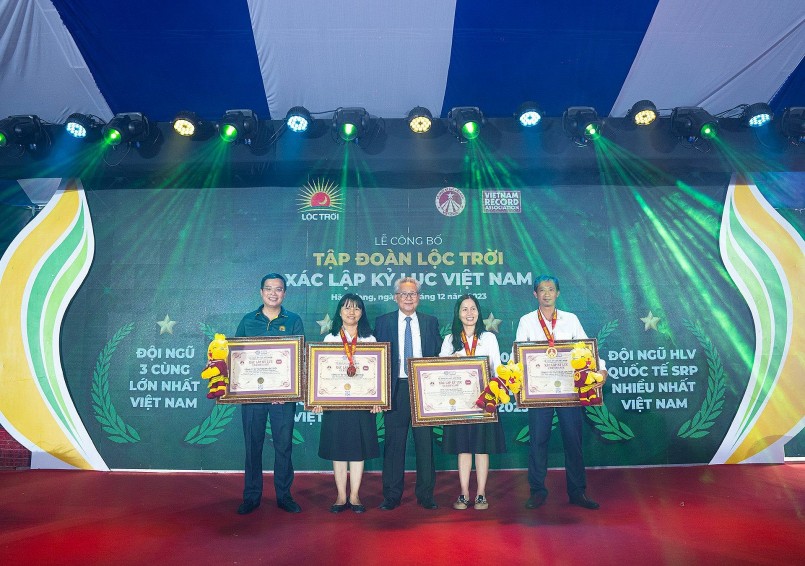 Lộc Trời đang giữ 4 kỷ lục Việt Nam.