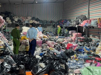 Đối tượng 2 lần bị xử phạt vì buôn bán hàng giả mạo nhãn hiệu