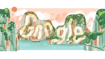 Vịnh Hạ Long được vinh danh trên trang chủ Google
